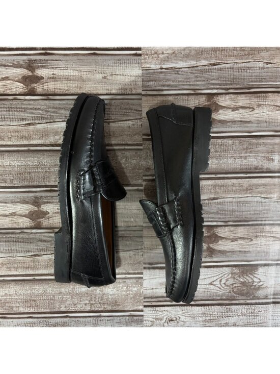 Allen Edmonds Rockland Leather Penny Loafers Lug Sole size 8 D color black main image 5